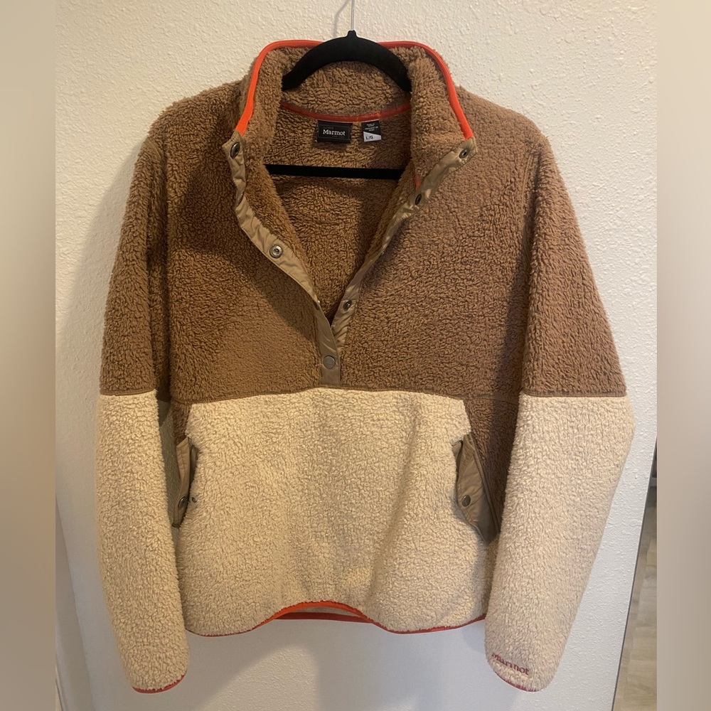 Marmot teddy pull over - size L